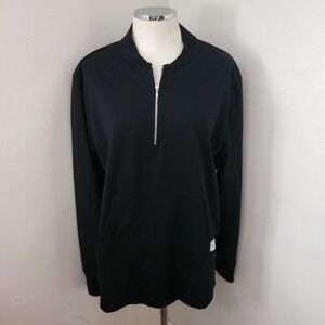 Kinetix Black 1/4 Zip‎ Pullover Women's Size XL